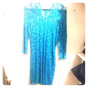 Bodycon mini lace dress